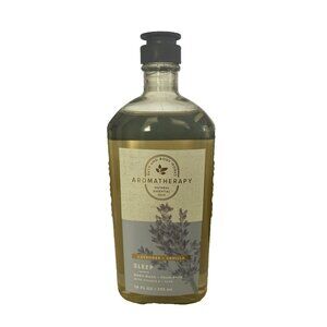 Bath And Body Works Aromatherapy Sleep Lavender Vanilla Body Wash Foam Bath 10oz